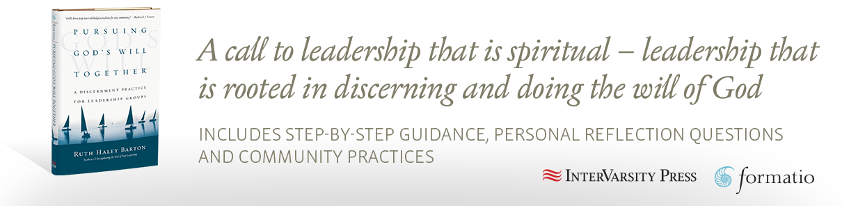 A call to leadership that is spiritual – leadership that is rooted in discerning and doing the will of God